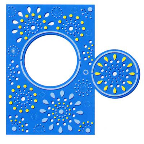 50291 Ezcut Embroidery Emboss & Die Cut Card