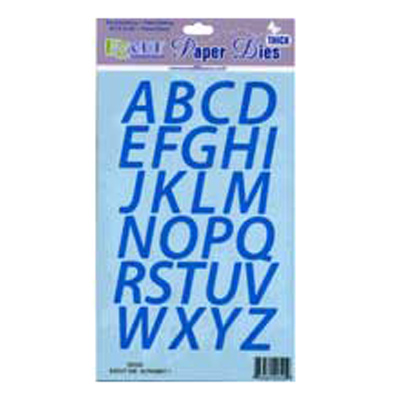 50320 Ezcut Thick Paper Die Alphabet