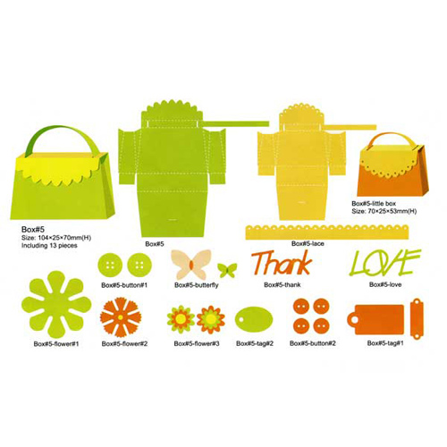 50335 Ezcut Thick Paper Die Kit Gift Bags