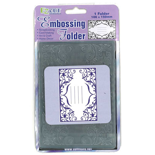 50339 Ezcut Embossing Folder Placecard