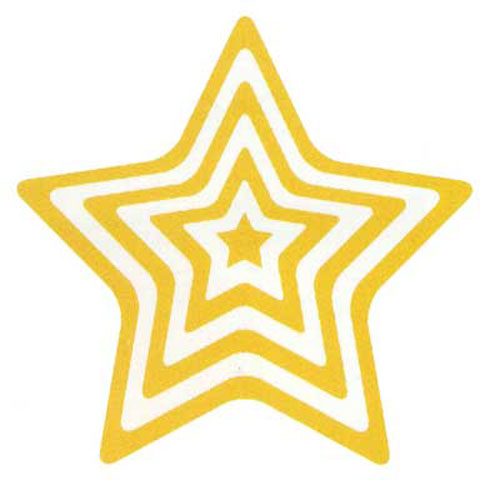 50352 Ezcut Thick Paper Die Star Set