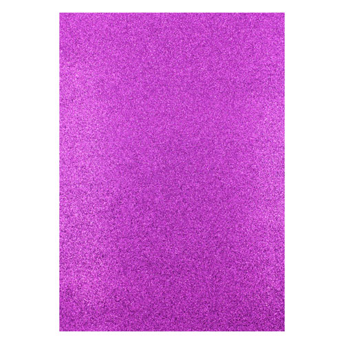 50417 Sullivans A4 Glitter Card - Cranberry
