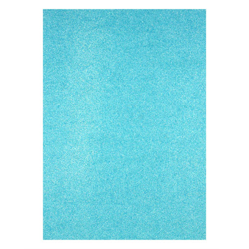 50418 Sullivans A4 Glitter Card - Blue