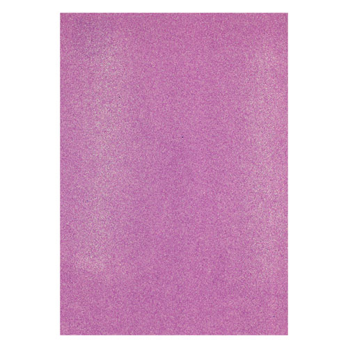 50420 Sullivans A4 Glitter Card - Purple