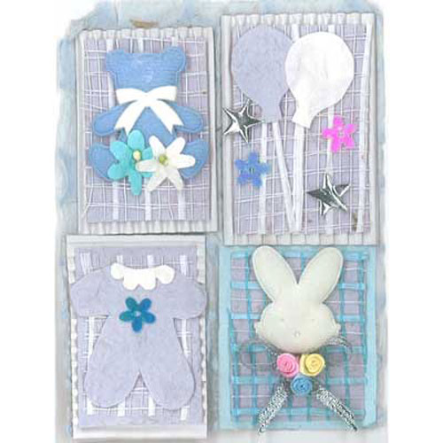 50446 Scr Card Embellish Baby Boy