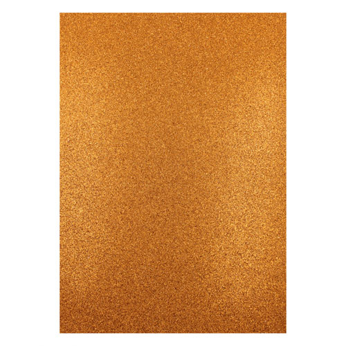 50497 Sullivans A4 Glitter Card - Copper