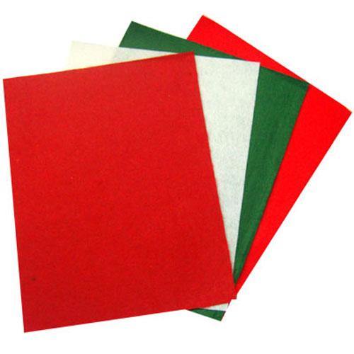 50593 Felt Piece Red White Pirate Green Cardinal