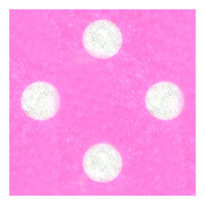 50683 Felt Piece Polka Dots Pink