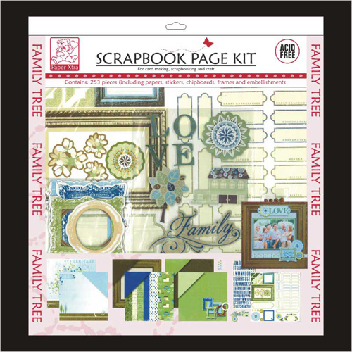 50734 Scrapbook Page Kit Family Tree