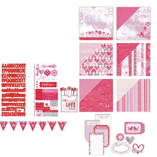 50750 Scrapbook Page Kit I Love You