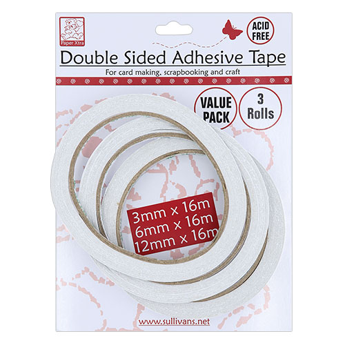 50761 Crafty Bitz Double Sided Adhesive Tape - Multipack 
