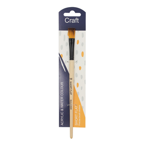 50831 Sullivans Paint Brush Short Flat Size 10