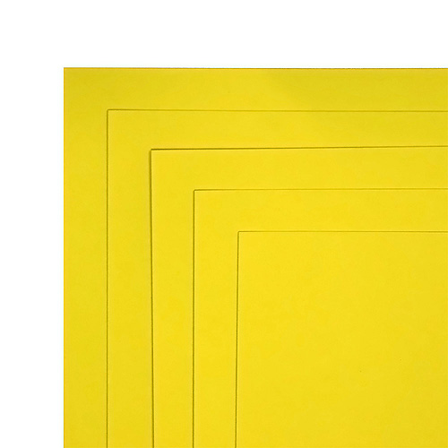 50877 Sullivans Cardboard 50cmx65cm Sheet - Yellow