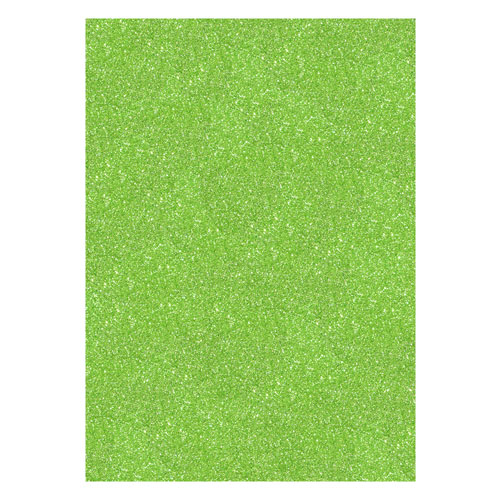 50892 Sullivans A3 Glitter Foam Sheet - 1.5mm Thick - Light Green