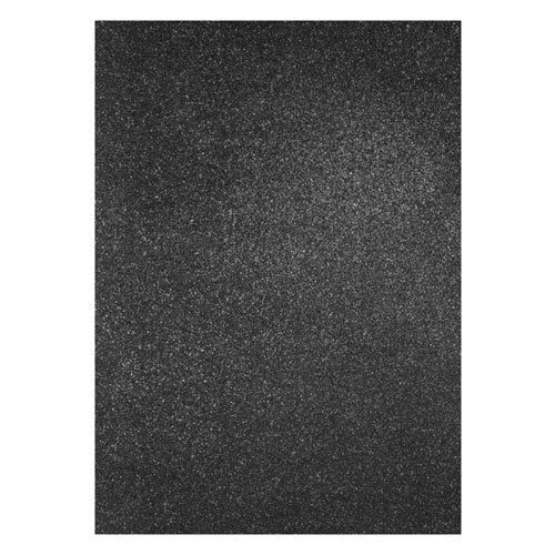 50896 Sullivans A3 Glitter Foam Sheet - 1.5mm Thick - Black