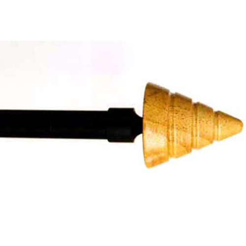 510400 Finial For 19mm Rod Black