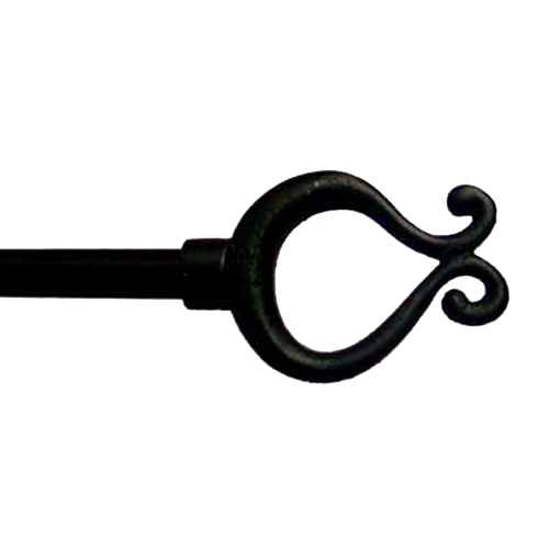 510402 Finial For 19mm Rod Black