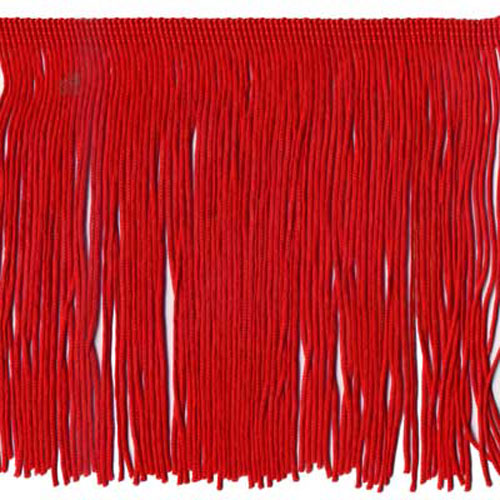 51112 Fringe Cut 150mm Red