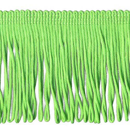 51129 Fringe Looped 70mm Fluro Green