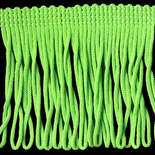 51139 Fringe Looped 150mm Fluro Green