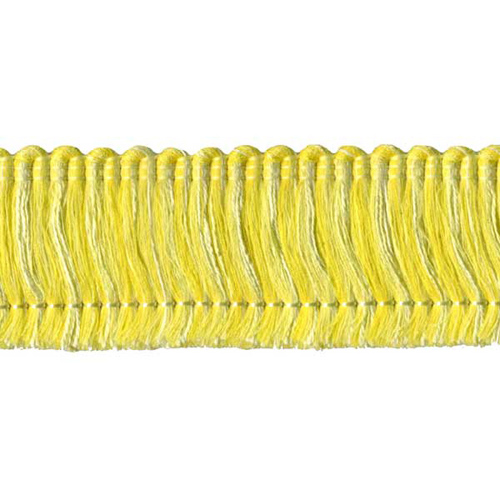 51144 Fringe Ruche 40mm Yellow