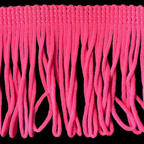 51258 Fringe Looped 150mm Fluro Pink