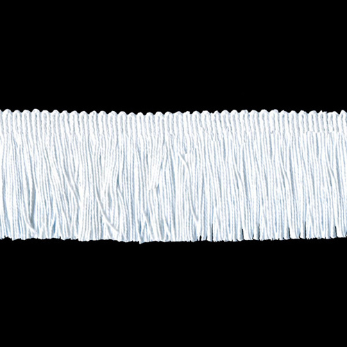 51320 Fringe Cut 75mm White