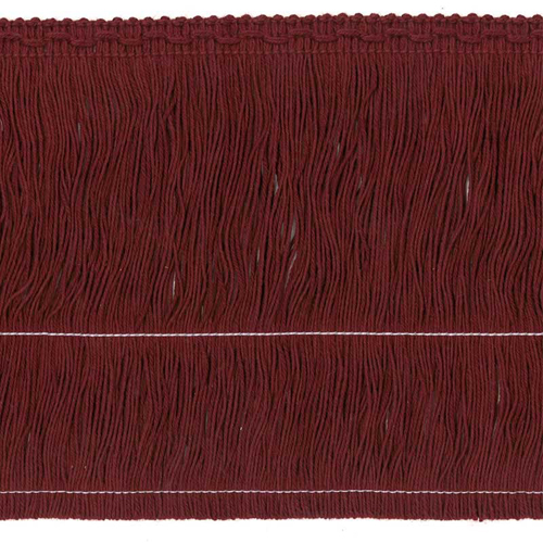 51340 Fringe Cut 150mm Burgundy
