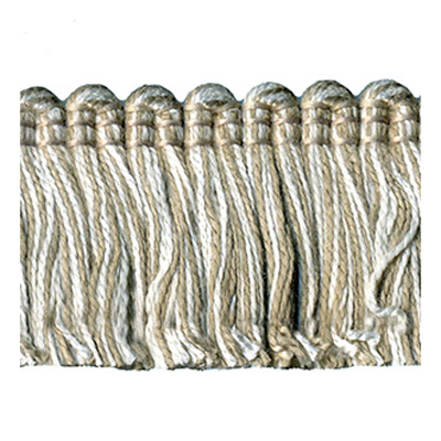 51344 Fringe Ruche 35mm Beige Cream