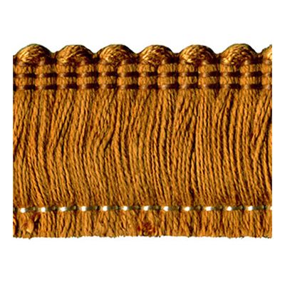51350 Fringe Ruche 35mm Rust