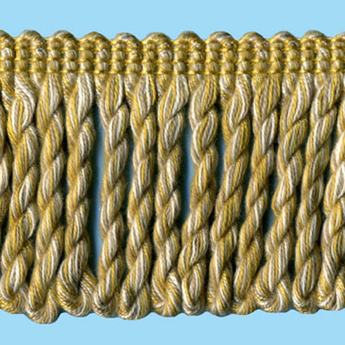 51367 Fringe Bullion 60mm Cream Beige Gold