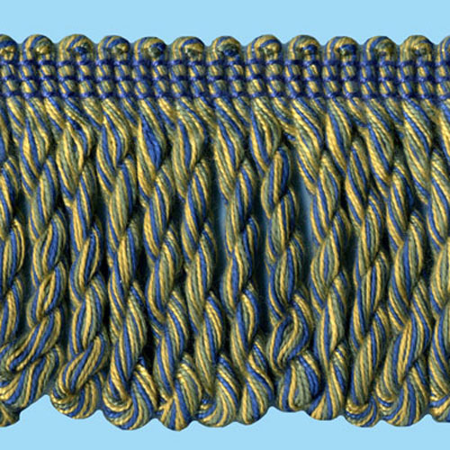 51385 Fringe Bullion 60mm Gold Green Blue