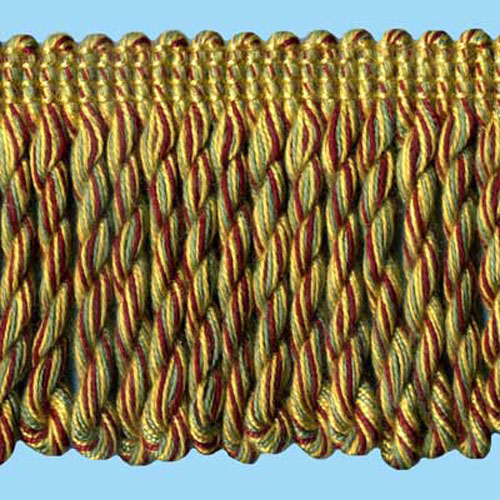 51399 Fringe Bullion 98mm Gold Maroon Green