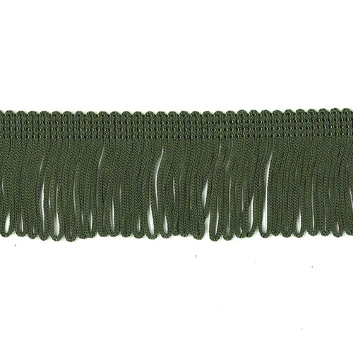 51434 Fringe Looped 45mm Dark Olive