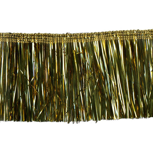 51470 Fringe Lurex 75mm Gold