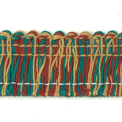 51573 Fringe Ruche 35mm Sea Wall Terracotta Curry