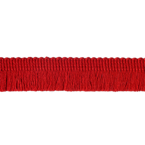 51588 Fringe Cut 25mm Red