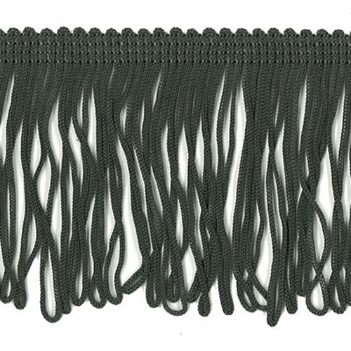 51614 Fringe Looped 75mm Dark Grey