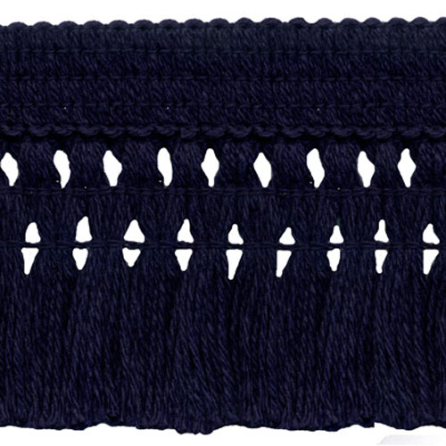 51634 Fringe Carpet 75mm Navy