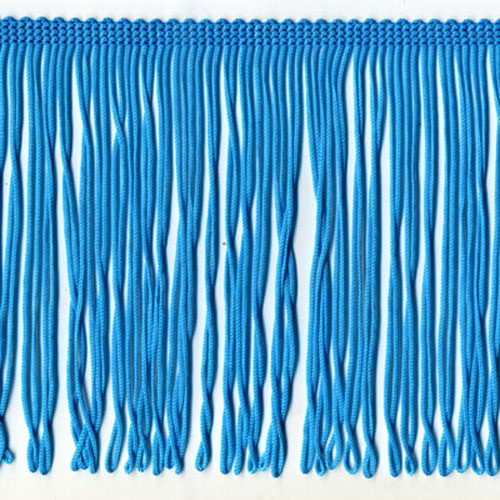51648 Fringe Looped Stretch 70mm Turquoise