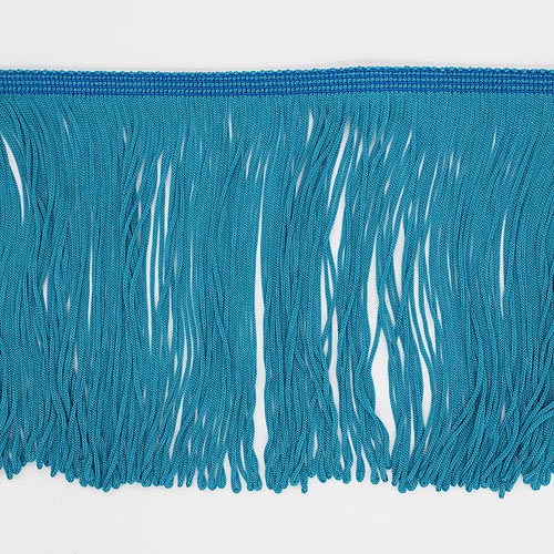 51656 Fringe Looped Stretch 150mm Turquoise