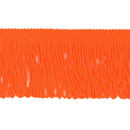 51660 Fringe Looped Stretch 150mm Fluro Orange