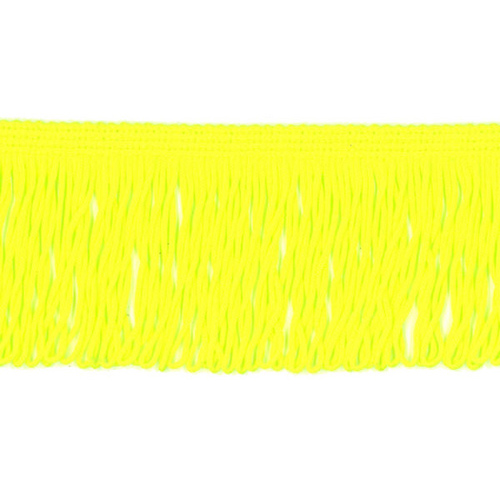 51665 Fringe Looped Stretch 300mm Fluro Yellow