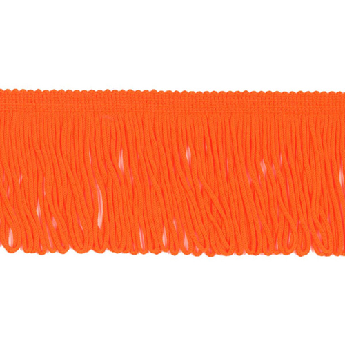 51668 Fringe Looped Stretch 300mm Fluro Orange