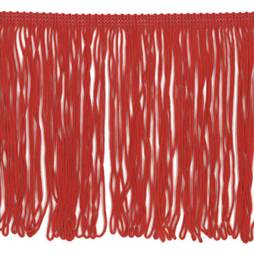 51688 Fringe Looped 150mm Red
