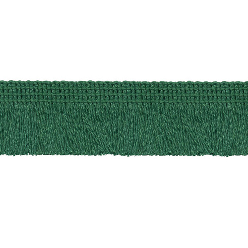 51711 Fringe Cut 25mm Leaf Green