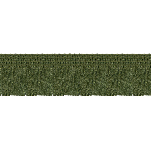 51712 Fringe Cut 25mm Olive