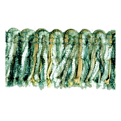 51731 Fringe Ruche 45mm Sea Foam