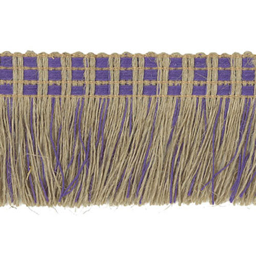51767 Fringe Cut 50mm Jute Lilac