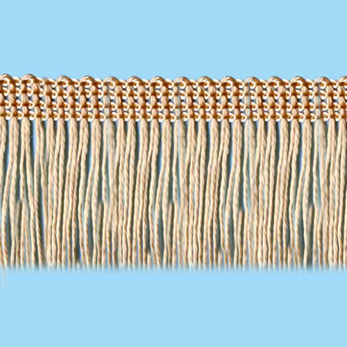 52019 Fringe Cut 50mm Peach